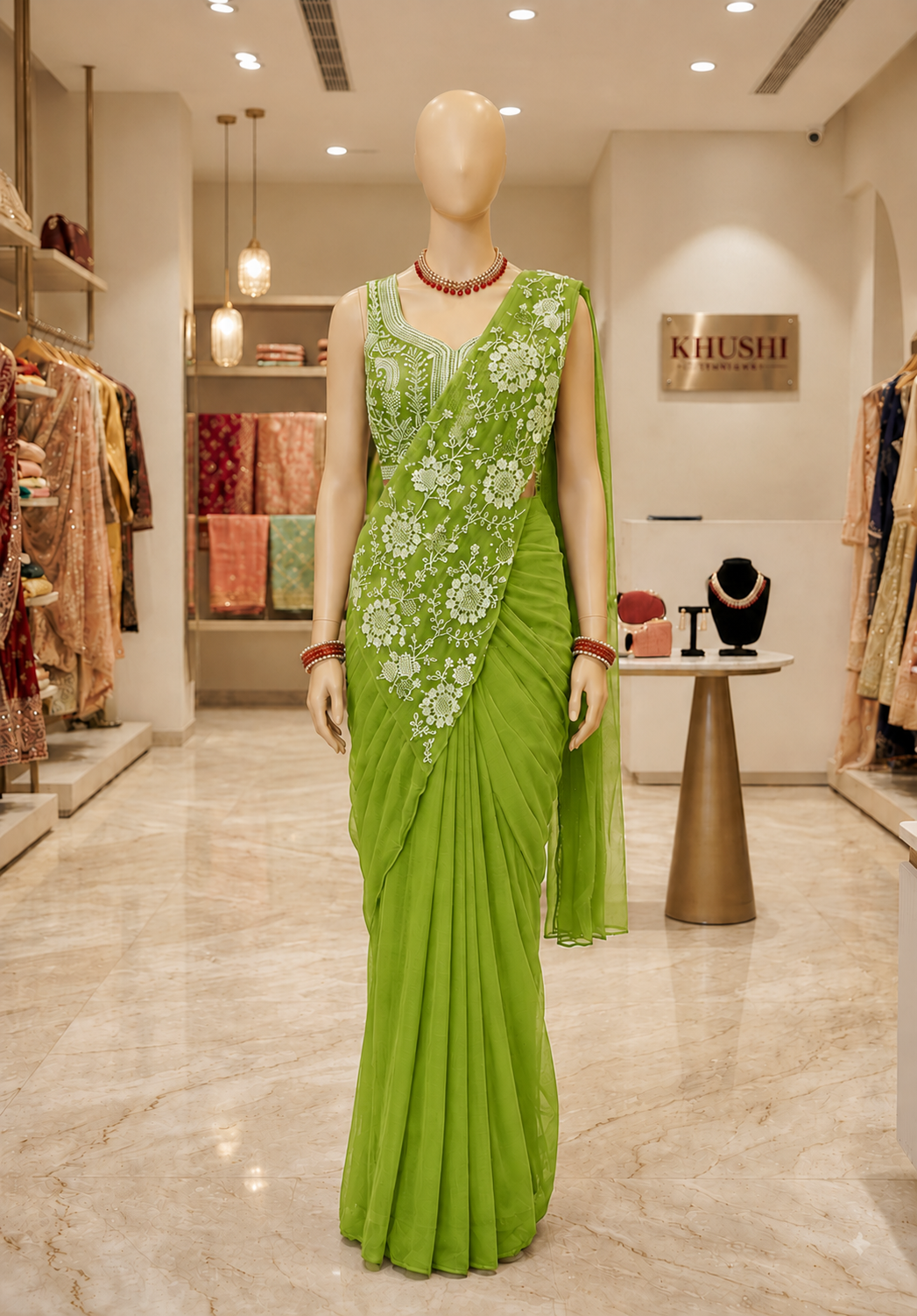 One minute saree