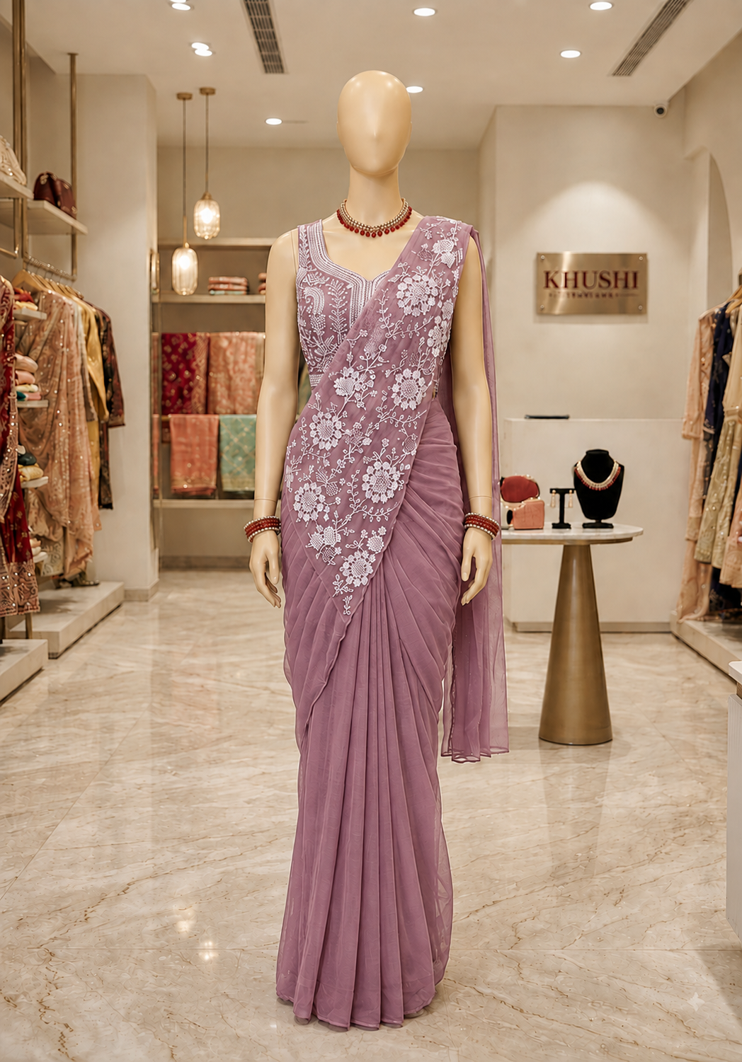 One minute saree