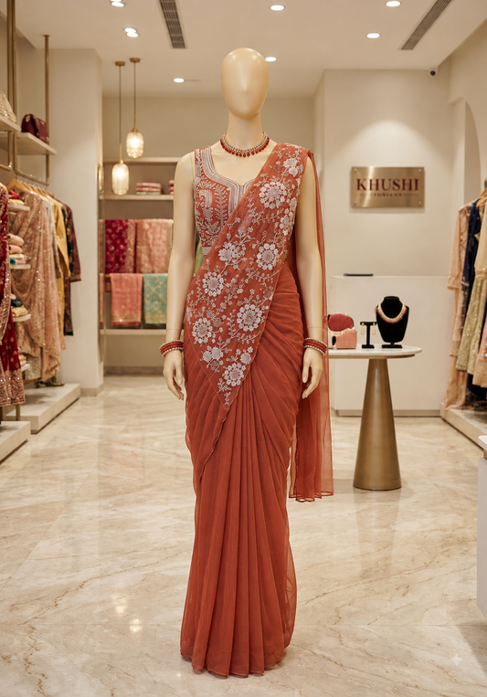 one minute saree
