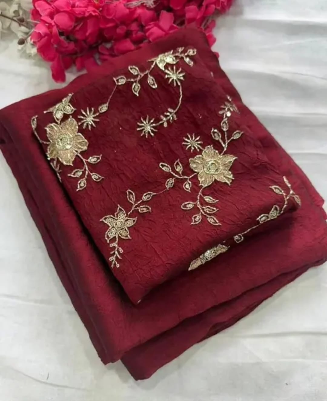 Fendy crush saree