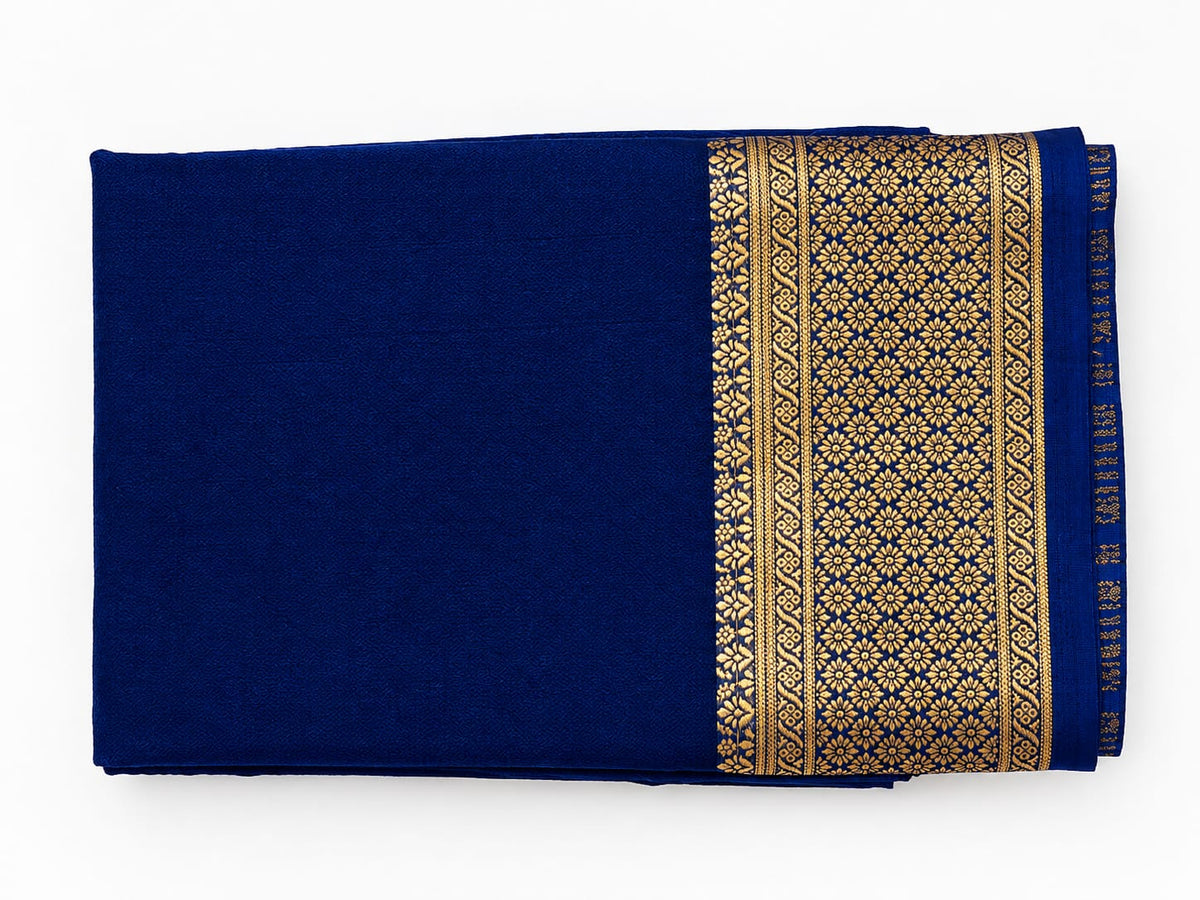 Semi mysore crape saree