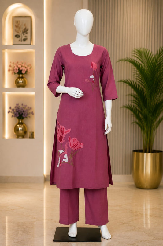 vatican fabric plazo set