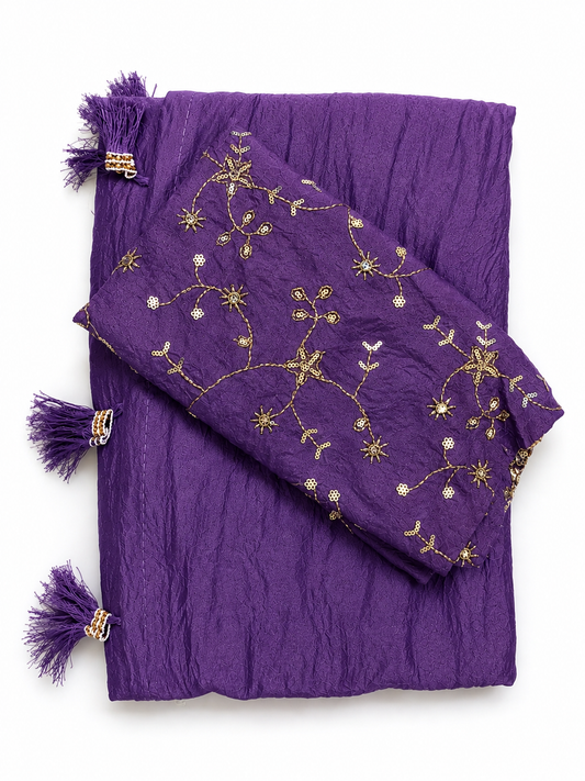 Fendy crush saree