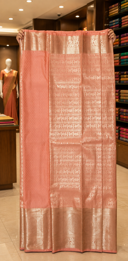 Dharmavaram self pattu saree